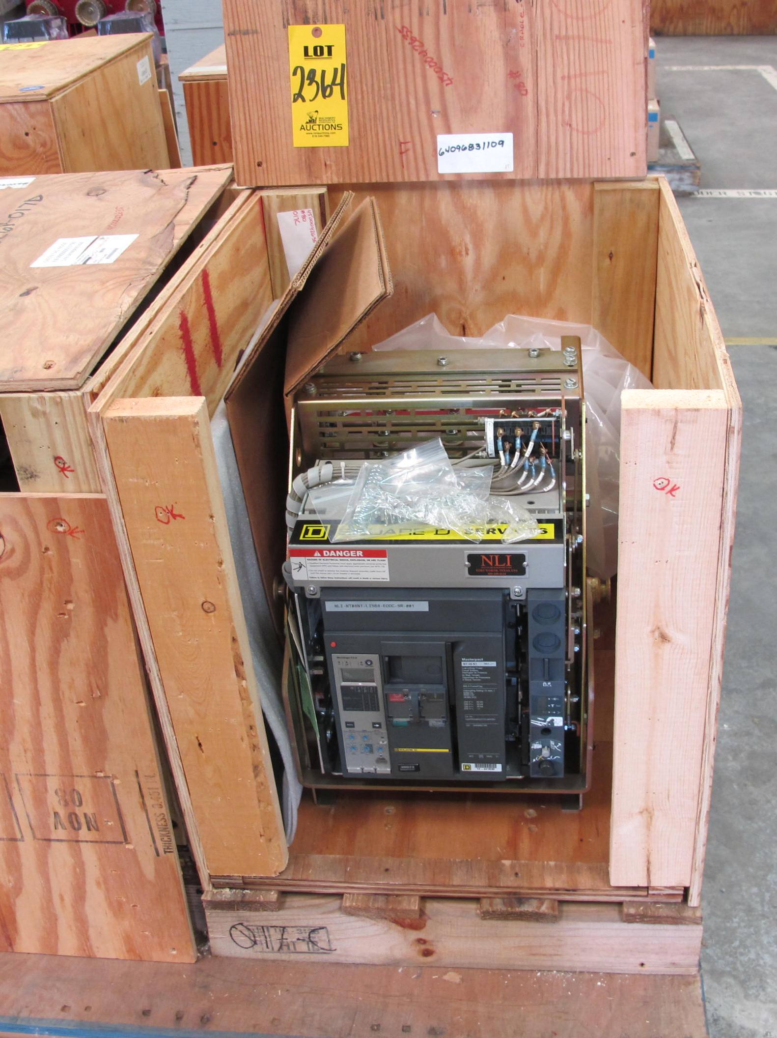 BREAKER, CIRCUIT, 600 FRAME AMP RATING, MASTERPACT NT 08N1 KIND, 3 POLE, 480 VOLT RATING SQUARE D DIRECT REPLACEMENT FOR 1E ABB K-600S INCLUDES ONE NEW 18" DOOR, MOUNTS USING EXISTING HINGES > CONTINUOUS CURRENT: 600A > INTERRUPTING RATING: 30KA @ 535 VAC > 125VDC OPERATED > MICROLOGIC TRIP UNIT 5.0A > 250A SENSOR > 100A SENSOR PLUG > 18" DOOR, PART # NLI-NT08N1-LISB8-EODC-SR-001 (W-44) LOADING & HANDLING FEE $15-